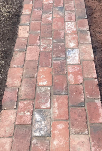 King Landscapes Gloucester Stone and Brickwork photo of brick-path