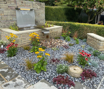 King landscapes photo of gravel planting